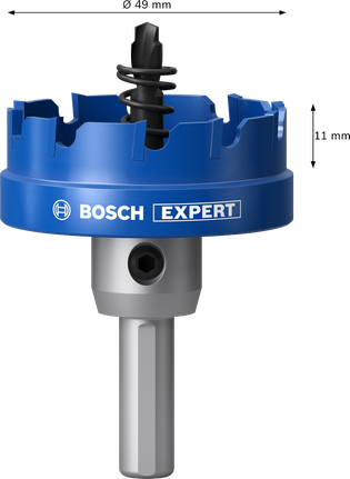 BoschEXPERT 金属板轴孔锯 49 毫米。.